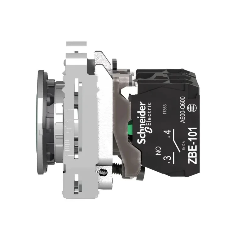 Schneider Electric Harmony XB4 Series Illuminated Push Button Switch, Spring Return, Panel Mount, 30 mm Cutout XB4FW33G5