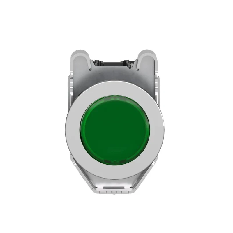 Schneider Electric Harmony XB4 Series Illuminated Push Button Switch Spring Return Panel 30 mm Cutout SPDT Green XB4FW33M5