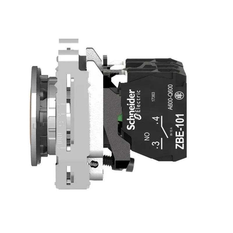 Schneider Electric XB4 Series Illuminated Push Button Switch, Spring Return, Panel Mount, 30 mm Cutout, SPDT XB4FW35G5