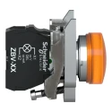 Schneider Electric Harmony XB4 Series Illuminated Push Button Switch, Spring Return, Panel Mount, 30 mm Cutout XB4FW35M5
