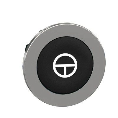 Schneider Electric Harmony Series Black Momentary Push Button Head 30mm Cutout IP66 IP67 IP69K ZB4FA245