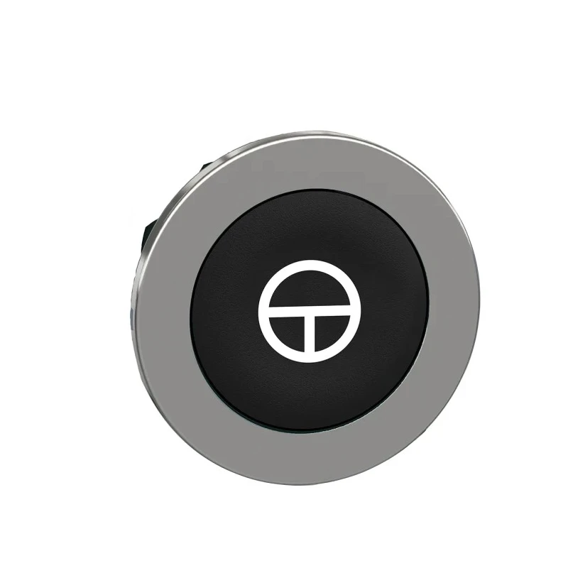 Schneider Electric Harmony Series Black Momentary Push Button Head 30mm Cutout IP66 IP67 IP69K ZB4FA245