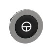 Schneider Electric Harmony Series Black Momentary Push Button Head 30mm Cutout IP66 IP67 IP69K ZB4FA245