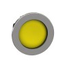 Schneider Electric Yellow Round Momentary Push Button Head 30 mm Cutout with IP69K, IP67, IP66 Protection ZB4FA56