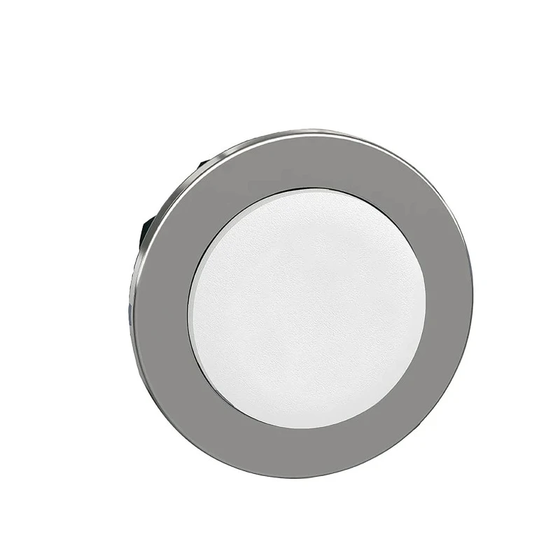 Schneider Electric ZB4 Series White Maintained Push Button Head, 30 mm Cutout, IP67 IP69K IP66 ZB4FH1