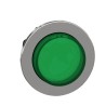 Schneider Electric ZB4 Series Green Maintained Push Button Head 30 mm Cutout, Metal, IP66 IP67 IP69K ZB4FH33