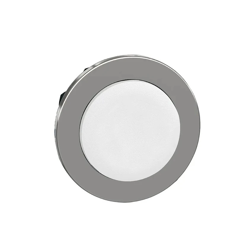 Schneider Electric ZB4 Series White Maintained Push Button Head, 30 mm Cutout, IP67 IP69K IP66 ZB4FH1
