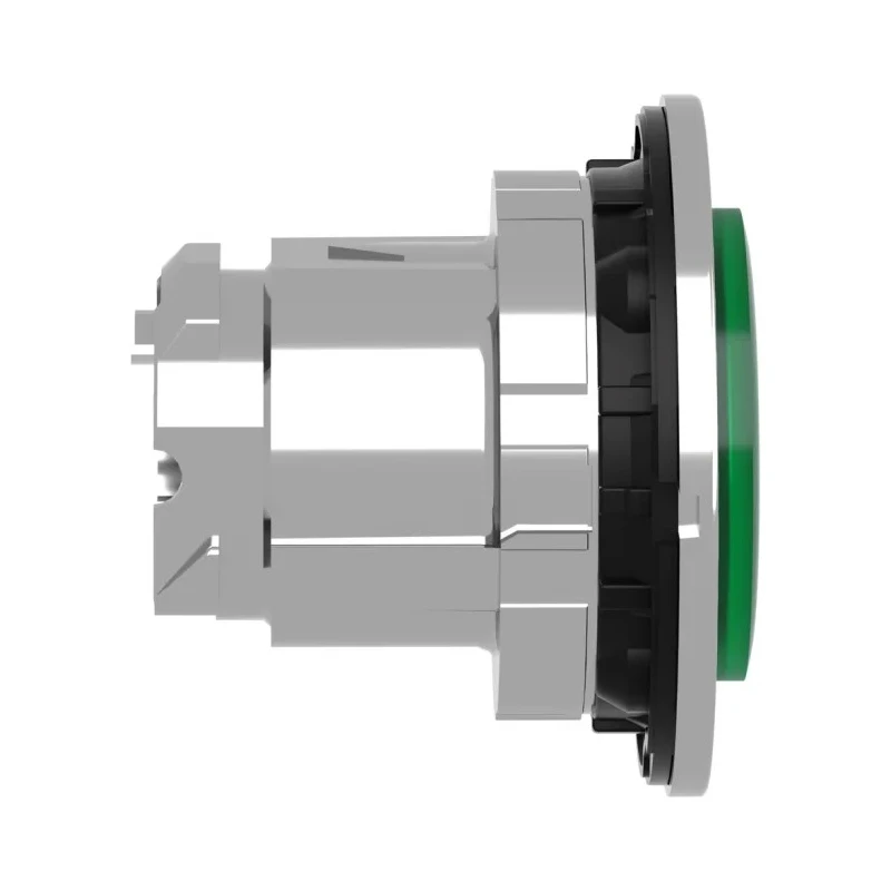 Schneider Electric ZB4 Series Green Maintained Push Button Head 30 mm Cutout, Metal, IP66 IP67 IP69K ZB4FH33