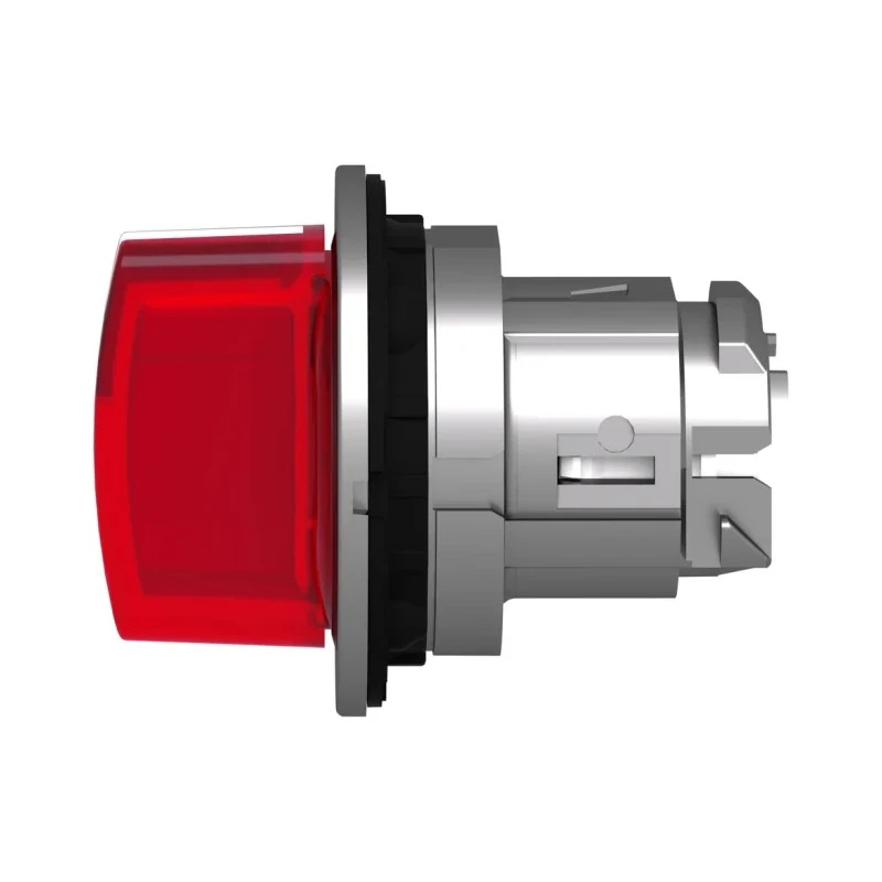 Schneider Electric ZB4 Series 3 Position Illuminated Selector Switch Head, 30 mm Cutout, Red Handle, IP66 IP67 IP69 ZB4FK1543