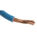 RS PRO 6491B Series Blue Hook Up Wire 7 x 1.04 mm Core Strands 100 m Thermoplastic Polyolefin Insulated HO7Z-R 185-3941