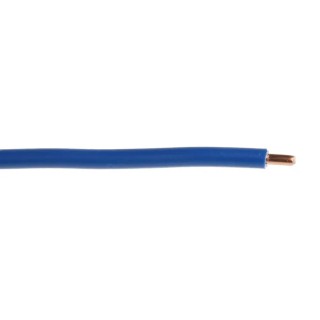 RS PRO 6491X Series Blue Hook Up Wire 1/1.78 mm Copper Conductor 100 m Polyvinyl Chloride 450V/750V 185-3904