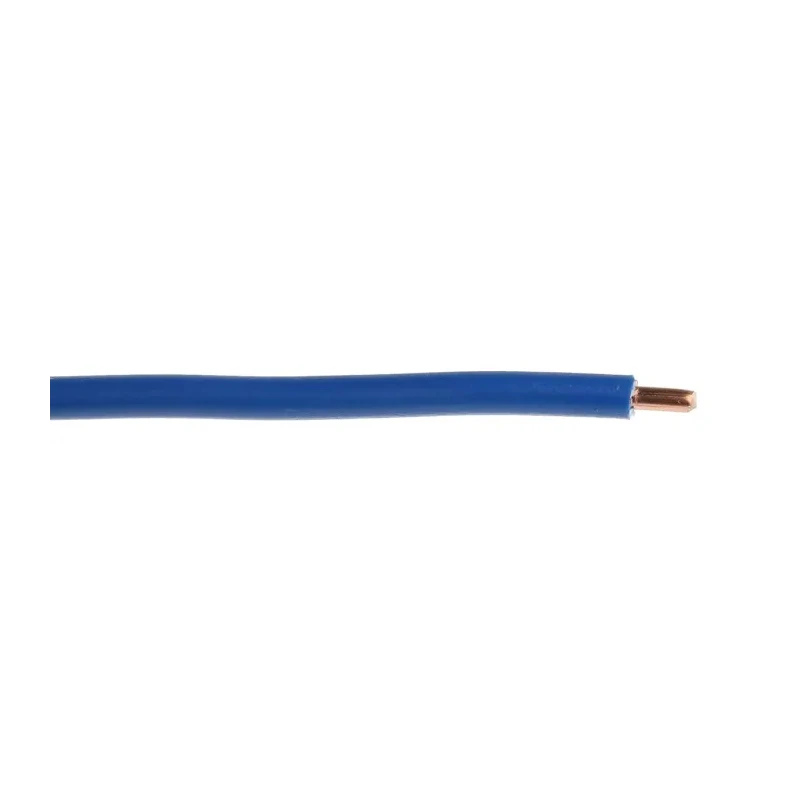 RS PRO 6491X Series Blue Hook Up Wire 1/1.78 mm Copper Conductor 100 m Polyvinyl Chloride 450V/750V 185-3904