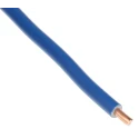 RS PRO 6491X Series Blue Hook Up Wire 1/1.78 mm Copper Conductor 100 m Polyvinyl Chloride 450V/750V 185-3904