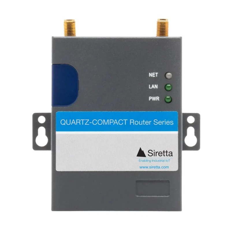 Siretta Router 150Mbps 12V Wall Mount, 2 Ports QUARTZ-COMPACT-G11-LTE(EU)