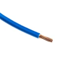 RS PRO 6491B Series Blue Hook Up Wire 7/1.35 mm Core Strands 50 m Thermoplastic Polyolefin UK Origin 185-3947