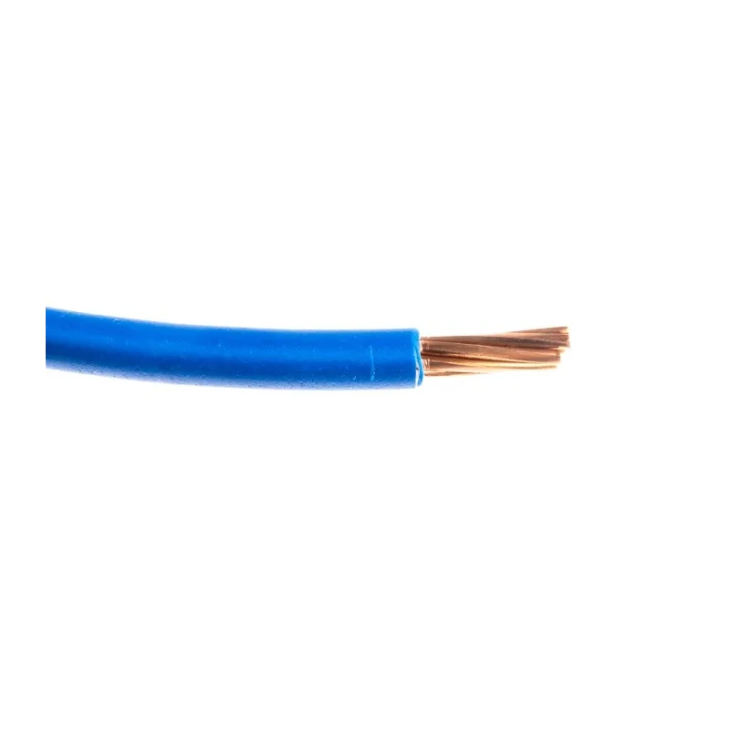 RS PRO 6491B Series Blue Hook Up Wire 7/1.35 mm Core Strands 50 m Thermoplastic Polyolefin UK Origin 185-3947