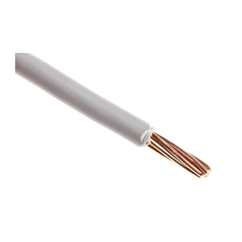 RS PRO Grey Hook Up Wire 7/1.35 mm Strands, 50 m Length, Thermoplastic Polyolefin Insulation 6491B 185-3953