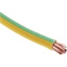 RS PRO Low Smoke Non-Halogen Green Yellow Hook Up Wire 7/1.7 mm Strands, 50 m, 450 V DC, 750 V AC 185-3955