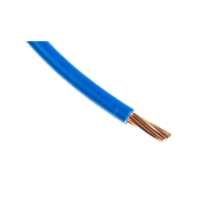RS PRO Blue Hook Up Wire 7/1.35 mm Core Strands, 100 m Length, Thermoplastic Polyolefin Insulation, Stranded LSNH 185-3948