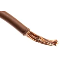 RS PRO Brown Hook Up Wire 7/1.7 mm Core Strands, 50 m Length, Thermoplastic Polyolefin Jacket, 450/750V 90°C 6491B 185-3960