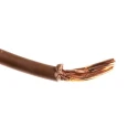 RS PRO Brown Hook Up Wire 7/1.7 mm Core Strands, 50 m Length, Thermoplastic Polyolefin Jacket, 450/750V 90°C 6491B 185-3960