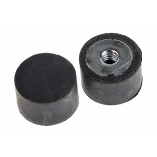 RS Pro Cylindrical M4 Anti-Vibration Mount Female Buffer Foot 15mm Diameter 10mm Height Stainless Steel 316 Grade 185-4479