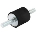 RS PRO Cylindrical M4 Anti-Vibration Mount Male to Male Bobbin with 10.64 kg Compression, Stainless Steel, 15 mm 185-4477