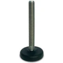 RS PRO Adjustable Foot M16 Thread Size 150 mm Length, 83 mm Diameter Stainless Steel Base, 1600 kg Static Load 185-4510
