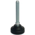 RS PRO Stainless Steel Adjustable Foot M12 Thread Size 50 mm Base Diameter 1100 kg Static Load Capacity 30° Tilt 185-4509