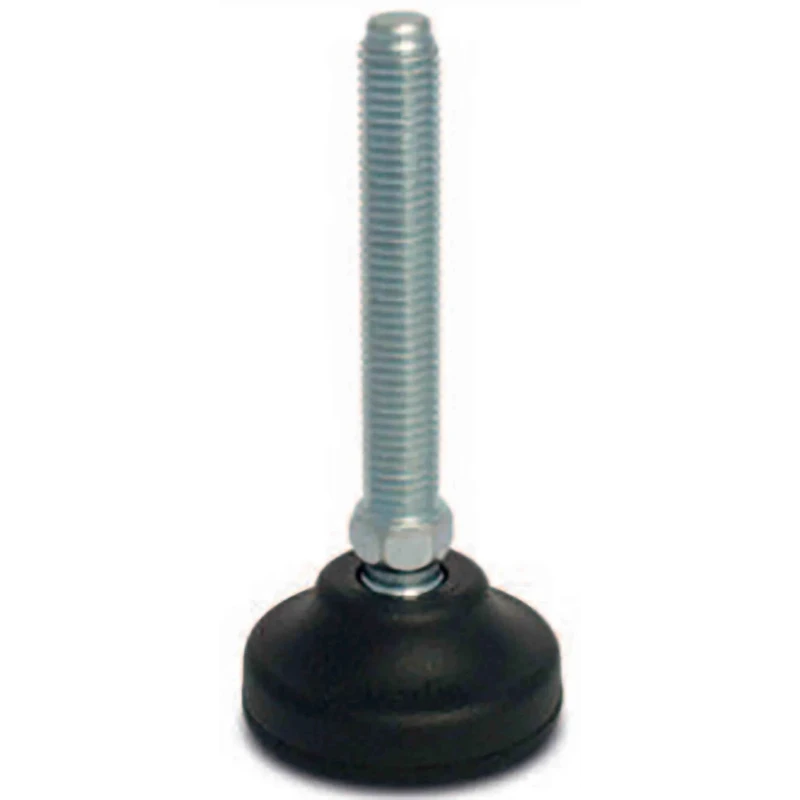 RS PRO Stainless Steel Adjustable Foot M12 Thread Size 50 mm Base Diameter 1100 kg Static Load Capacity 30° Tilt 185-4509