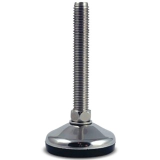 RS PRO M12 50 mm Dia. Adjustable Foot Stainless Steel 400 kg Static Load Capacity 10° Tilt Angle 185-4517