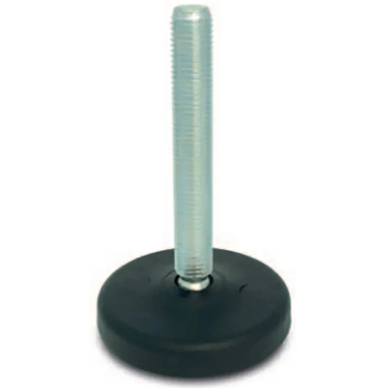 RS PRO M10 40 mm Diameter Adjustable Foot, Mild Steel, 1000 kg Static Load Capacity, 30° Tilt Angle 185-4503