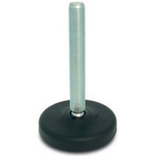 RS PRO M10 50 mm Diameter Adjustable Foot Mild Steel 1100 kg Static Load Capacity 30° Tilt Angle 185-4504