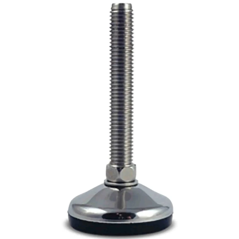 RS PRO Adjustable Foot Stainless Steel M20 Thread Size 150mm Thread Length 100mm Base Diameter 1500kg Load Capacity 185-4523