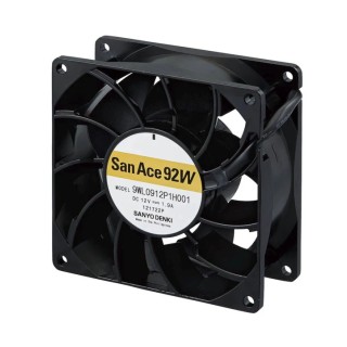 Sanyo Denki 9WL Series Axial Fan 48V DC 23.04W 3.7 m³/min 9000rpm IP68