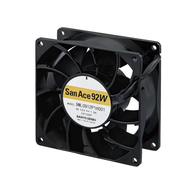 Sanyo Denki 9WL Series Axial Fan 48V DC 23.04W 3.7 m³/min 9000rpm IP68 