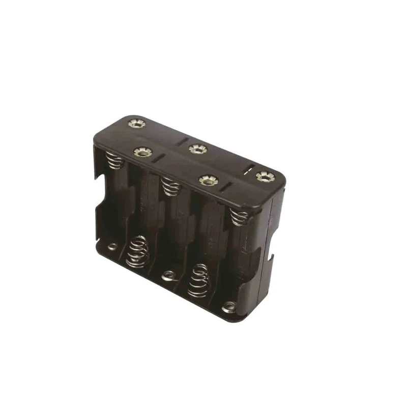 RS PRO Battery Holder for AA Cells 10 Cells Snap-in Polypropylene Body Solder Tag Termination 78.5x58.5x29.8mm 185-4606