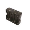 RS PRO Battery Holder for AA Cells 10 Cells Snap-in Polypropylene Body Solder Tag Termination 78.5x58.5x29.8mm 185-4606