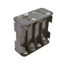 RS PRO AA Battery Holder Spring Snap-in 8 Cells Polypropylene Body 57.8x63x28.5mm 185-4632