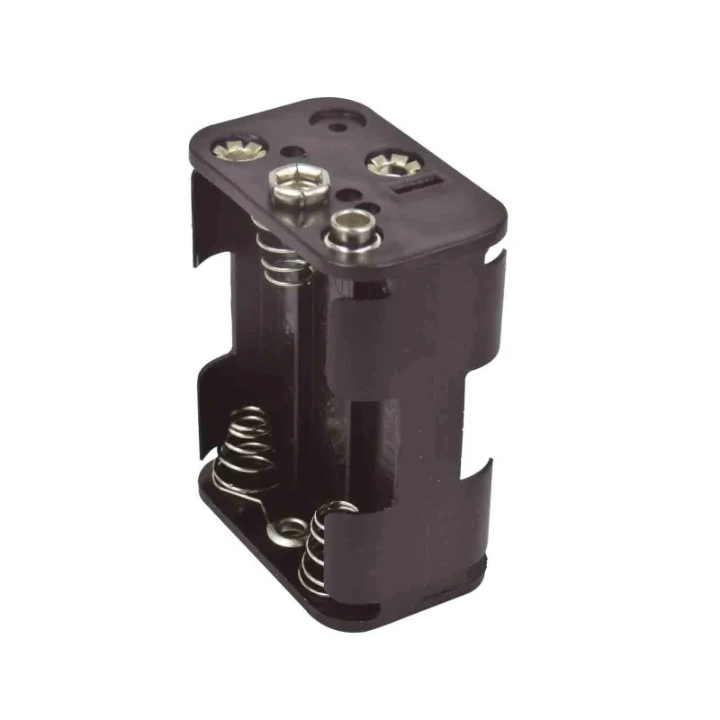 RS PRO Battery Holder Snap-in AA 6-Cell Polypropylene Body Spring Termination 58x45x28mm 185-4636