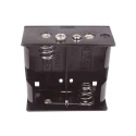 RS PRO D Size 2-Cell Snap-in Polypropylene Battery Holder with Spring Termination 185-4699