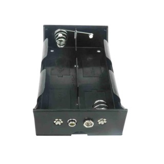 RS PRO D Size 4 Cell Snap-In Polypropylene Battery Holder with Spring Termination 185-4692