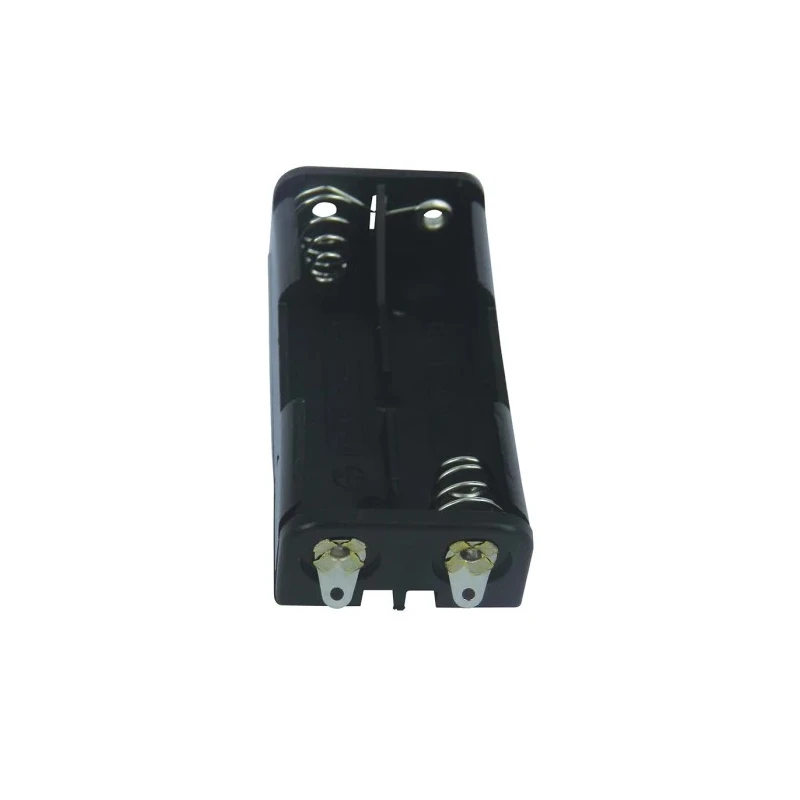 RS PRO Battery Holder for AAA Batteries 2 Cells Snap-in Polypropylene Body with Solder Tag Termination 53mm x 185-4700