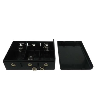 RS PRO Battery Holder C Size 3 Cells Snap-in Mount Polypropylene Body Spring Termination 185-4703