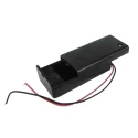RS PRO 9 V PP3 Battery Holder Coil Spring Lead Wire with Switch ABS Resin Body 68.3mm x 33.3mm x 21.1mm 185-4730