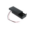 RS PRO Safety Battery Holder Polypropylene Body Lead Wire Coil Spring Termination for AA Batteries 2 Cells 68mm x 185-4740