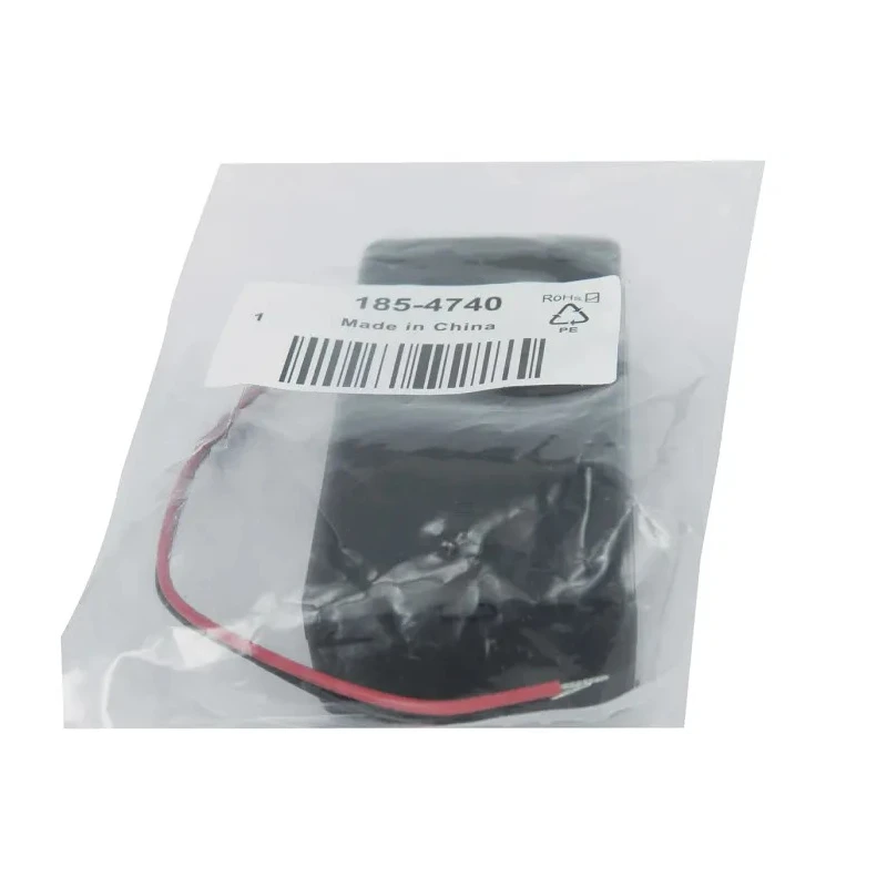 RS PRO Safety Battery Holder Polypropylene Body Lead Wire Coil Spring Termination for AA Batteries 2 Cells 68mm x 185-4740
