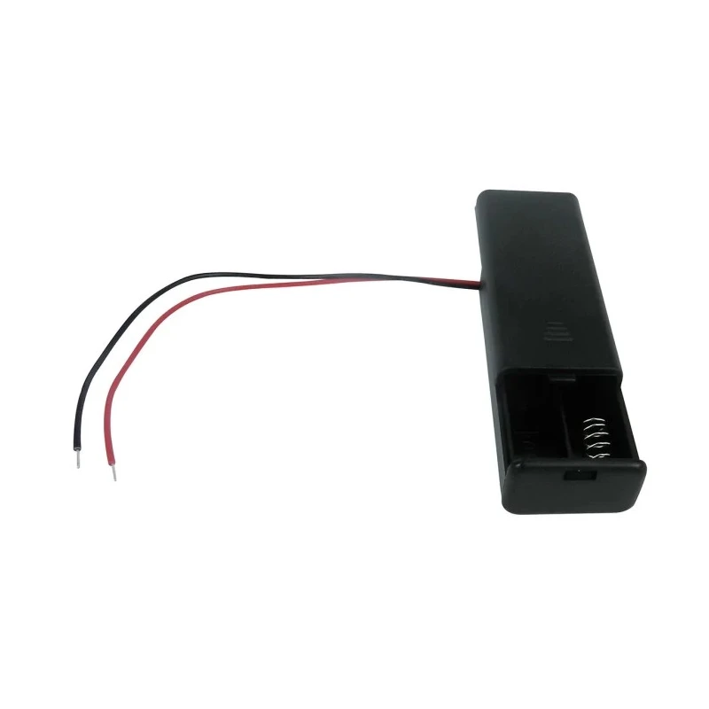 RS PRO Safety Battery Holder for AAA Battery 2 Cells Lead Wire Termination Coil Spring RS PRO 185-4743