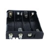 RS PRO Battery Holder for AAA Batteries 4 Cells Snap-in Polypropylene Body Solder Tag Termination 185-4770