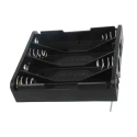 RS PRO AAA Battery Holder Surface Mount 4 Cells Polypropylene PCB Mount 58.3x50.5x12.8mm 185-4769